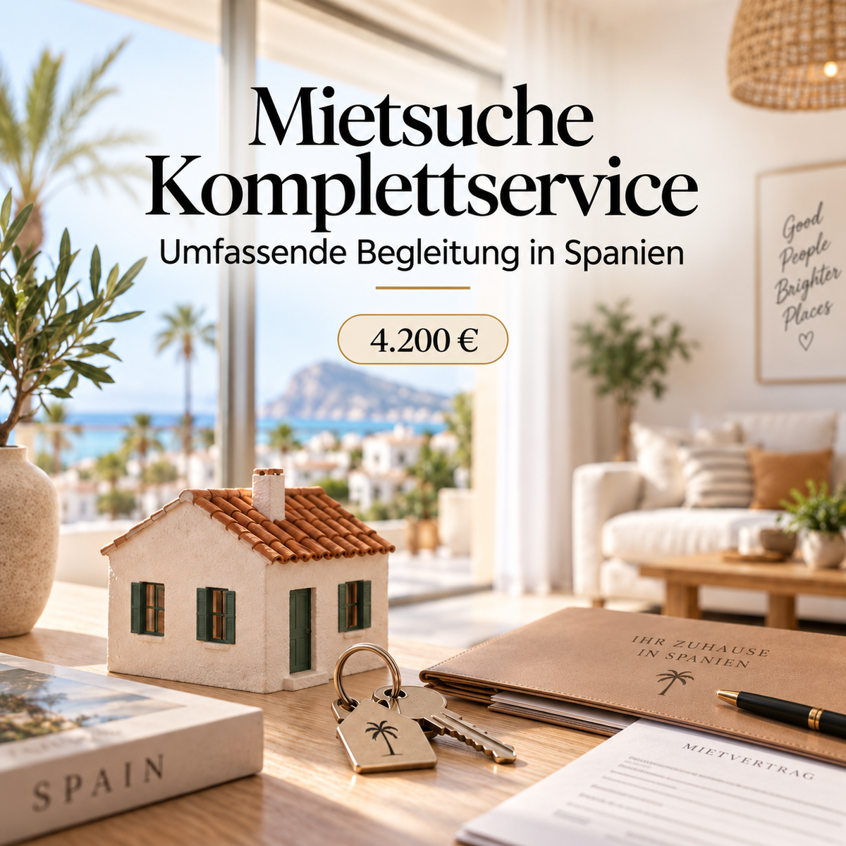 Mietsuche Komplettservice Spanien